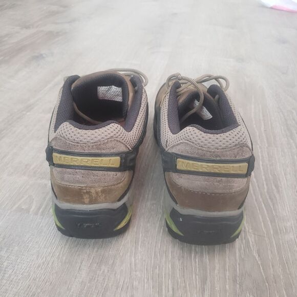 Merrell Col Bungee Cord Mid Waterproof Hiking Boots Brown Men's Size 13 J50207 - Picture 5 of 11